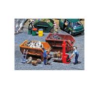 Modélisme Ho : Accessoires De Décor : 2 Bennes Basculantes-Faller