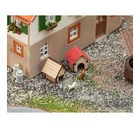 Modélisme Ho : Accessoires De Décor : Niches De Chiens-Faller