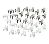 Modélisme Ho : Accessoires De Décor : Tables Et Chaises De Jardin-Faller