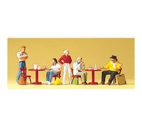 Modélisme Ho - Figurines : Etudiants Et Artistes Au Café-Preiser