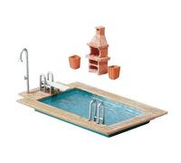 Modélisme Ho : Piscine Et Abri De Jardin-Faller
