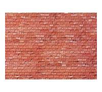 Modélisme HO : Plaque de mur : Grès rouge