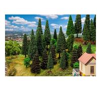 Modélisme : Végétation : 30 Arbres De Forêt Mixte, Assortis-Faller