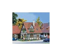 FALLER Einfamilienhaus Modellbausatz mit 89 Einzelteilen 115 x 95 x 115 mm I Mod