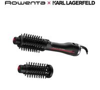 Rowenta x KARL LAGERFELD K ou Pro Stylist Brosse soufflante rotative, Booster d'éclat, Coiffures variées, 2 brosses CF961LF0