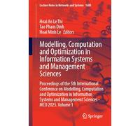 Modelling, Computation and Optimization in Information Systems and Management Sciences