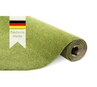 Modellnatur Tapis d'herbe 200 x 43 cm | Vert prairie | Gazon artificiel pour modélisme, accessoires de train miniature, terrain H0, projets de bricolage et décoration bonsaï - Réaliste, floqué