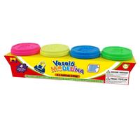 MODELO Plasticine 4x 140g couleurs néon