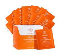 Modelones Dissolvant Pour Ongles 50 Lingettes, Cleaner Degraissant Lingettes Cleaner Ongles Degraissant avec Parfum de Citron et Glycérine, Dissolvant Portatif pour Les Voyages et La Maison