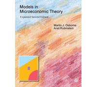 Models In Microeconomic Theory