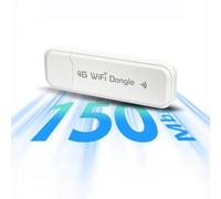 Modem Wi-Fi USB 4G LTE, routeur sans fil 150 Mbps avec emplacement pour carte SIM, supporte 10 utilisateurs, portable (LTE B1/3/7/5/8/2