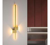 Moder Wall Scoces Idoor LED Lampe Murale Montée Câblée pour Chambre Livig Pièce Couloir Chevet Idoor Liear Luminaire Mural, B, 100 * 15cm