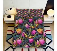 Modern 3D Printed Bed Cover with Microfiber, Wrinkle Resistant, Soft Touch, Suitable for Rental, Hotel, Or Family Bedrooms, Mattress Protection, Easy Care, Suitable for All Age Groups 140x200x25cm