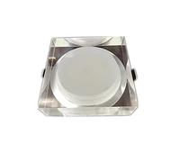 Modern 3W/5W/7W Square Recessed Square LED Ceiling Downlight, Indoor Aluminum Acrylic COB Ceiling Light, 3000K-6000K Aisle High-Brightness Recessed Lighting Fixtures, 3 Packs Fittings(4000K,7W)