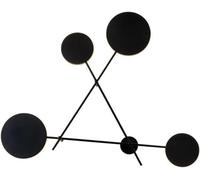 Modern 4-Light Wall Sconce Black 13W Led Wall Wash Lighting Fixture, Minimalist Metal Wall Mounted Light, Wall Lamps for Bedroom Living Room Hallway Hotel Indoor