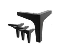Modern 7-Inch Metal Furniture Legs - Set of 4 Diamond Triangle Feet