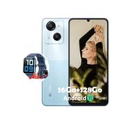 Smartphone pas cher Oscal C20 Pro Débloqué 4G 6.088 2Go+32Go 3380mAh Bleu avec Écouteurs Bluetooth Hibuds5(Blanc) Bleu