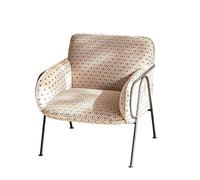 Modern Accent Chair with Arms for Living Room, Chairs with Metal Legs and Soft Padded, Sofa for Home Office,Bedroom,Dining(1)