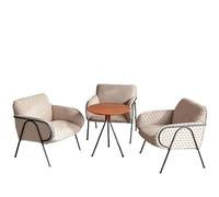 Modern Accent Chair with Arms for Living Room, Chairs with Metal Legs and Soft Padded, Sofa for Home Office,Bedroom,Dining(6)