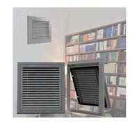 Modern Air Vent Cover, Return Air Grille, Air Return Vent Cover for Ceiling/Sidewall, Slim Design Aluminum Linear Slot Diffuser, Adjustable Airflow, HVAC Register(Grey HxW,12x36in)