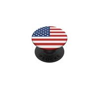 Modern American Flag in Classic Illustration PopSockets PopGrip Adhésif