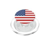 Modern American Flag in Classic Illustration PopSockets PopGrip pour MagSafe