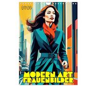 Modern Art Frauenbilder (Wandkalender 2026 DIN A4 hoch), CALVENDO Monatskalender: Retro-Plakatkunst mit Vintage-Mode