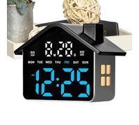 Modern Bedside Accessory, Multi-mode Electronic Clock, Home Desktop Supply | Illuminated Screen Featuring Adjustable Brightness Levels Designed For Clear Visibility And Nighttime Convenience Bedroom