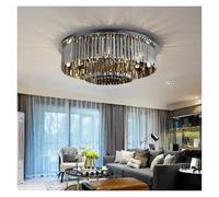 Modern Black Crystal Ceiling Light Luxury Bedroom Lamps Living Room Lustre Home Decor Led Ceiling Chandelier Home Appliance