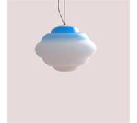 Modern Blue Red Glass Pendant Light Dining Room Coffee Shop Hanging Lamp E27 Bulb Wire Adjustable Dropshipping