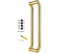 Modern Brushed Push Pull Door Handle Heavy Duty Stainless Steel Commercial Barn Handle for Kitchen/Bathroom(Gold,120cm(47.2in))