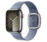 Modern Buckle FineWoven pour Apple Watch Series 1 t/m 9 / SE (38/40/41 mm) | Series 10 / 11 (42 mm) - Taille S - Lavender Blue