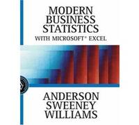 Modern Business Statistics with Microsoft Excel David Ray Anderson, Dennis J. Sweeney, Thomas Arthur Williams (Auteur)