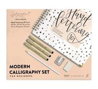 Modern Calligraphy Set for Beginners: A Creative Craft Kit for Adults featuring Hand Lettering 101 Book, Brush Pens, Calligraphy Pens, and More