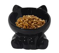 Modern Ceramic Cat Dish, Healthy Eating Cat Dish, Cute Cat Food Feeder, Elevated Pet Bowl, Cat Feeding Station, Cat Food Dish with Stand, Pet Feeding Supplies