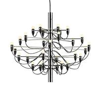 Modern Chandeliers Simple Hanging Lamps Compatible with DingRoom/Hotel/Living Room Chandelier Lights E14 18/30/50 Heads Lighting (Lampshade Color : Black Size : 18 Heads) (Silver 30 heads)