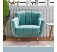 Modern Chenille Loveseat Sofa, Velvet with Flower Shaped Back, Couch Comfy for Living Room/Bedroom(A,0.85m)