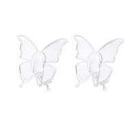 Modern Clear Acrylic Vases Feature 3D Butterfly Shape Perfect Present for Living Room Centerpieces Ornament Decorative Butterfly Jar French Vases Decoration Creative Flowerpot