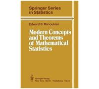 Modern Concepts And Theorems Of Mathematical Statistics