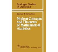 Modern Concepts And Theorems Of Mathematical Statistics