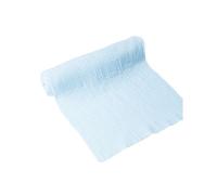 Modern Confetti - Chemin de table en gaze coton bleu ciel