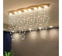 Modern Crystal Chandelier Home Decor Light For Dining Room Led Hanging Lamp Luxury Indoor Lighting