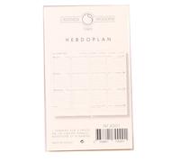 Modern Diary - 1 Refill of Hebdoplan Diary from January 2023 to January 2024 - int 2001 - format 9 x 15 cm