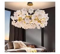 Modern Dining Hanging Flowers Flower Branches Ceiling Light Chandelier Handcrafted Chandelier Light Romantic Decorative Lamps