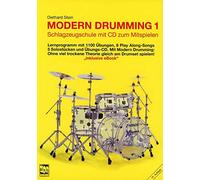 Diethard Stein – Modern Drumming 1 – 1100 exercices, 8 play-along, 5 solos – Livre+CD+eBook