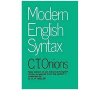 Modern English Syntax