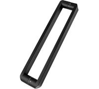 Modern Entry Door Handle Black Square Entry 12/18/33/48inch Long, Modern Steel Push Pull Door Handle - for Barn Door/Shower Sliding Glass, Include Fittings(84cm/33.1in)