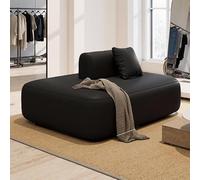 Modern Fabric Modular Accent Sofa, Curved Sectional,Living Room Sofas Comfy Lounge(B,100x100x40cm)