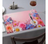 Modern Farmhouse Decor Floral Fantasy: A Colorful Garden Of Flowers Dining Sets de table Cadeaux Golden Girls Cuisine & Linge de table (1 pièce)