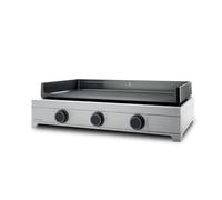 Forge Adour Plancha gaz Modern 75 I 6000 W Noir et Argent